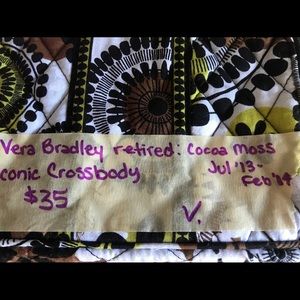 Retired Vera Bradley Cocoa Moss